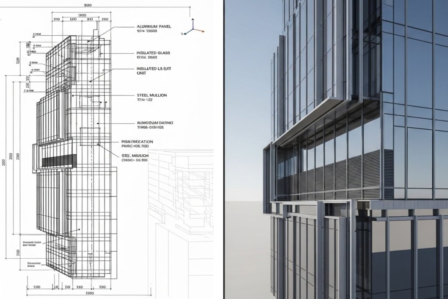 Facade Drawing and Detailing Services