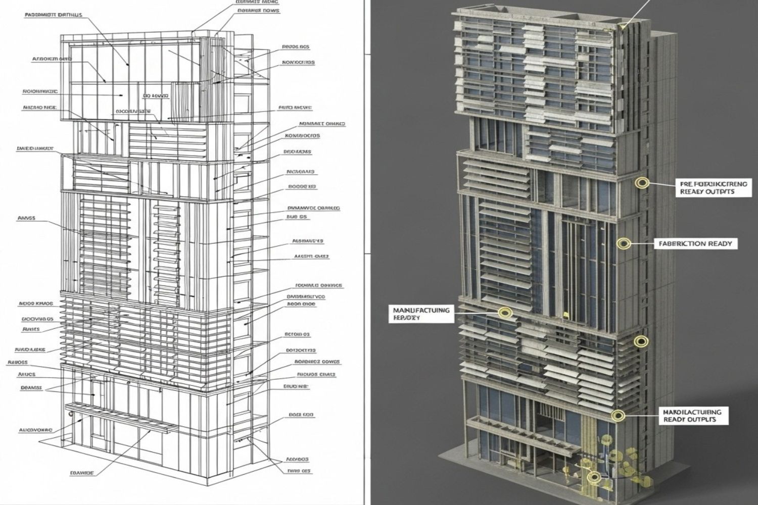 Facade Shop Drawing Services