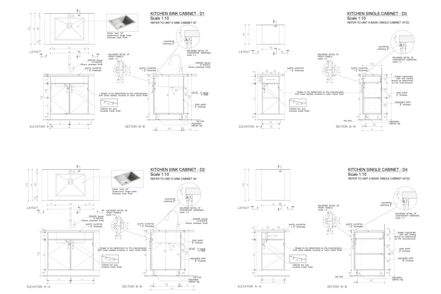Millwork Shop Drawings Services