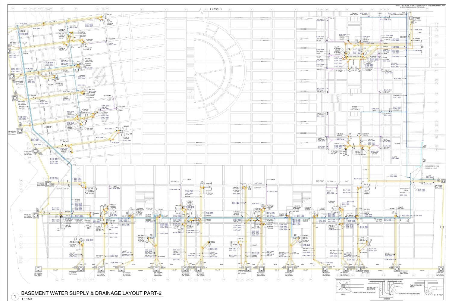Plumbing DWG AutoCAD Drawing Services
