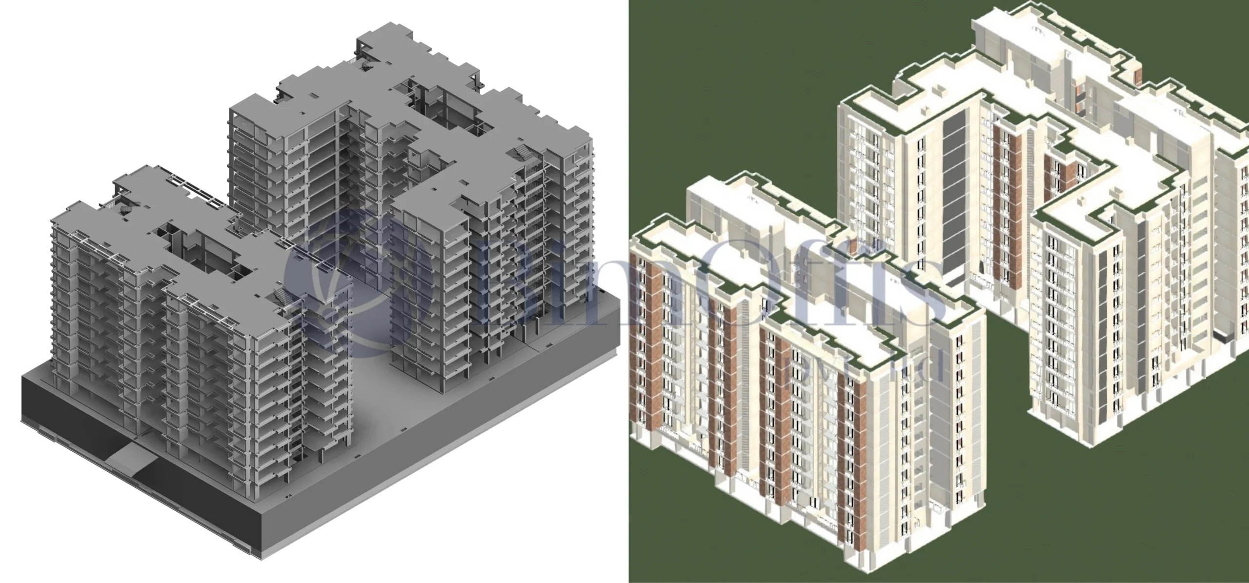 Serene Elegancy: BIM for Modern Residential Design - BimOffis