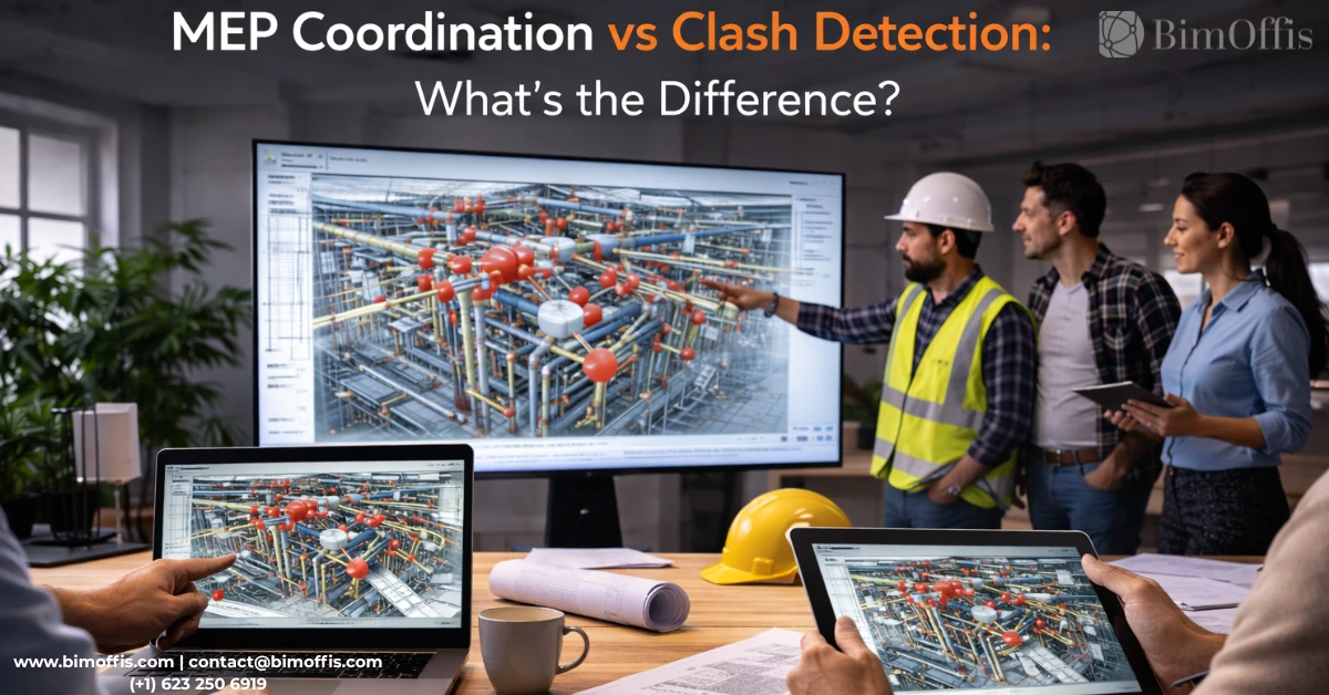 MEP coordination vs clash detection