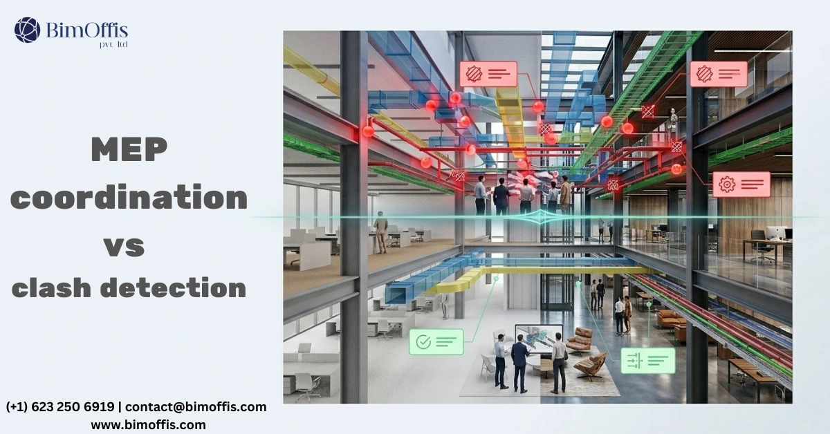 MEP coordination vs clash detection