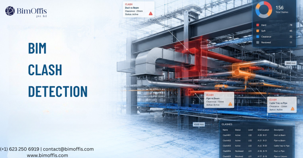 BIM Clash Detection for Construction Coordination- BimOffis